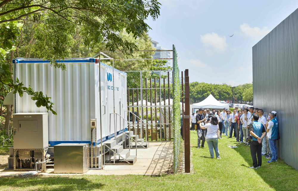 友達西大墩窯文化館建置屋頂全綠電及儲能櫃，為兼具創能儲能的永續綠能場域