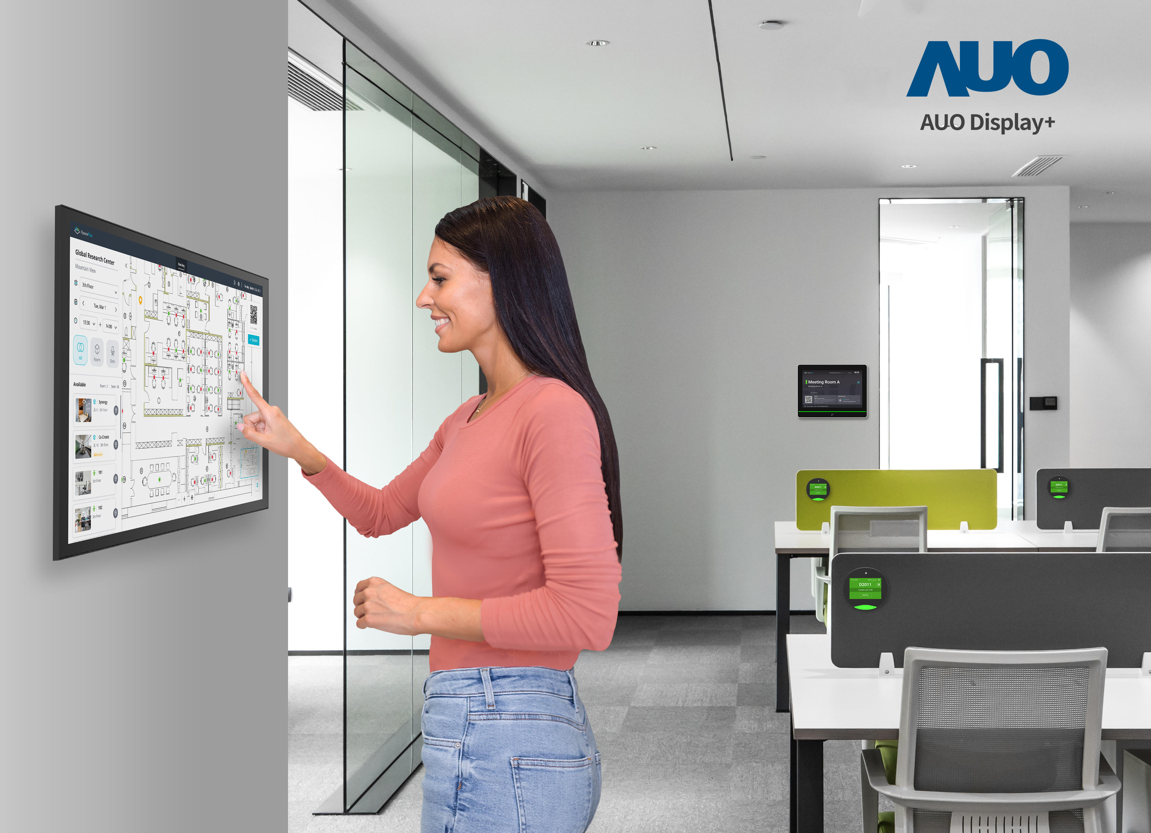 达擎会议空间管理解决方案可应用于空间预约和管理流程，将办公空间的查询、预约和保留等流程自动化，为用户提供更灵活、弹性的工作模式