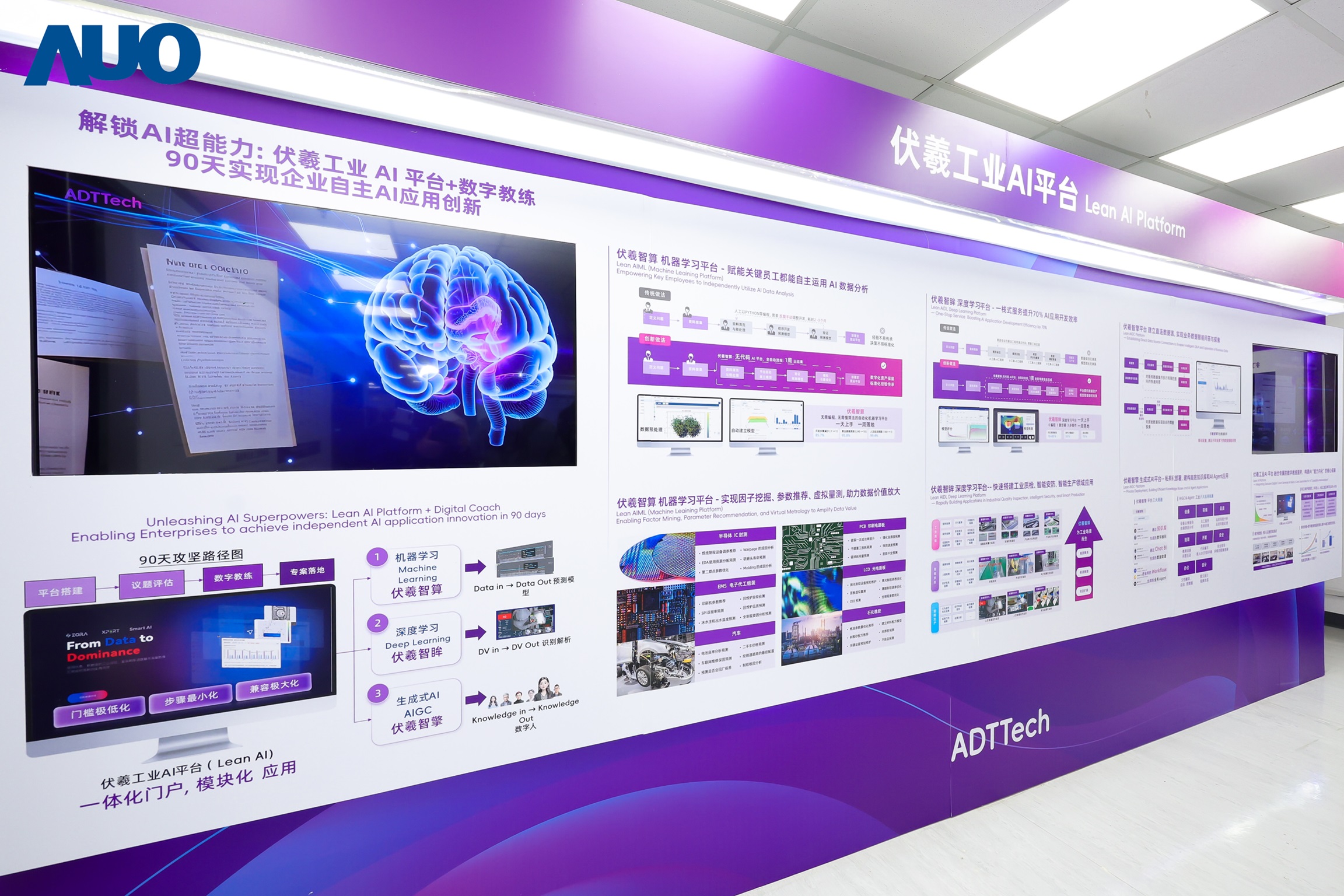 jinnian金年会历年来丰硕的智造经验与成果，进一步由子公司达智汇向外部输出，转化为可落地、可持续进化的数字解决方案，依托自主研发的数字平台与AI模型，至今已服务超过千家企业