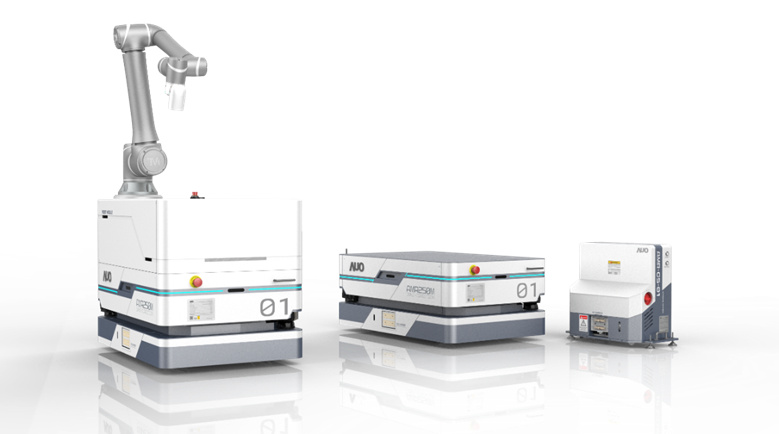 友達數位開發的自主式移動機器人（AMR250M），搭配全向輪並結合AI演算法、2D LiDAR、3D攝影機等技術，協助客戶實現產線全自動化